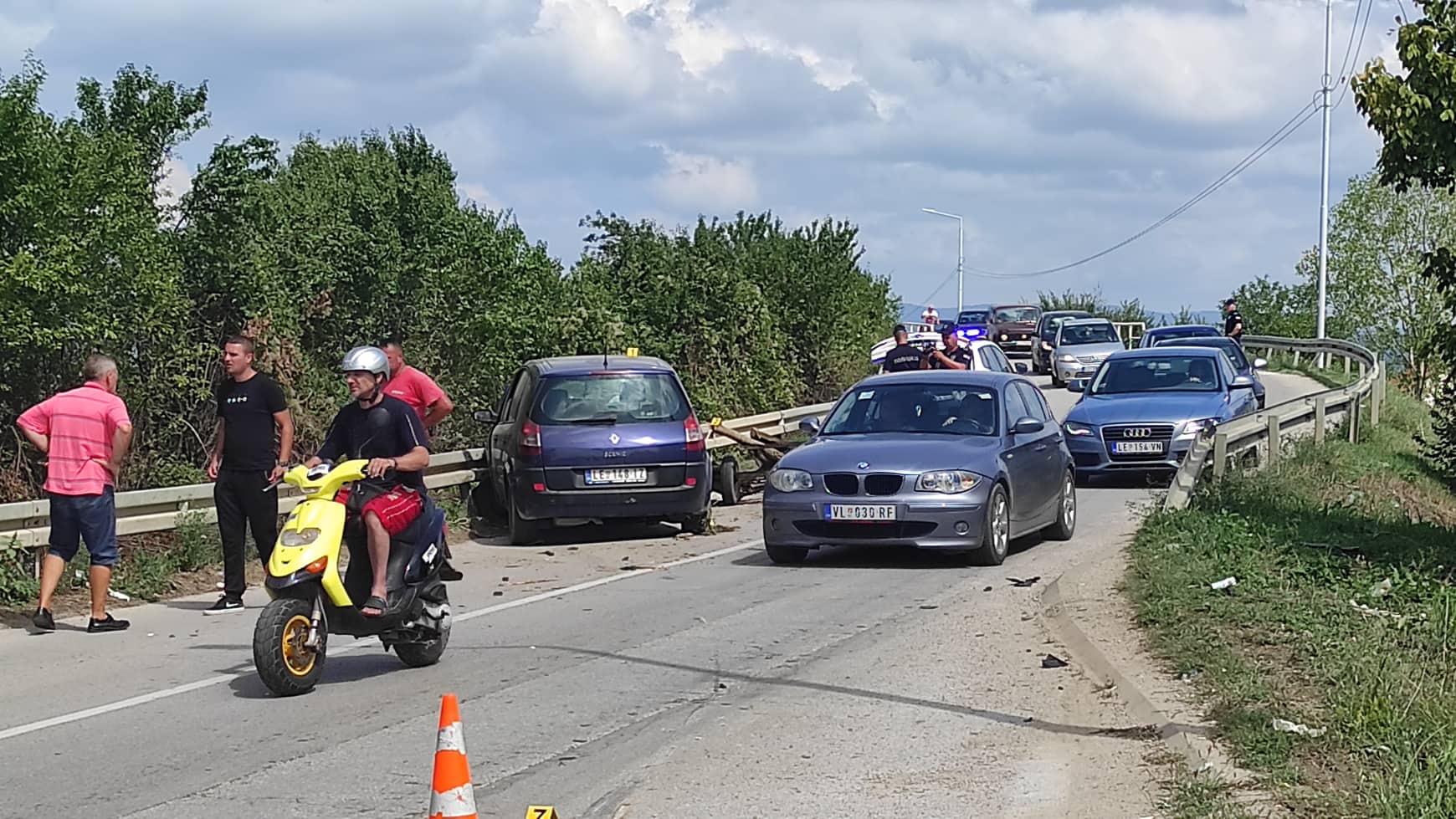 U sudaru na nadvožnjaku prema naselju Ančiki povređen starac koji je vukao konjsku zapregu