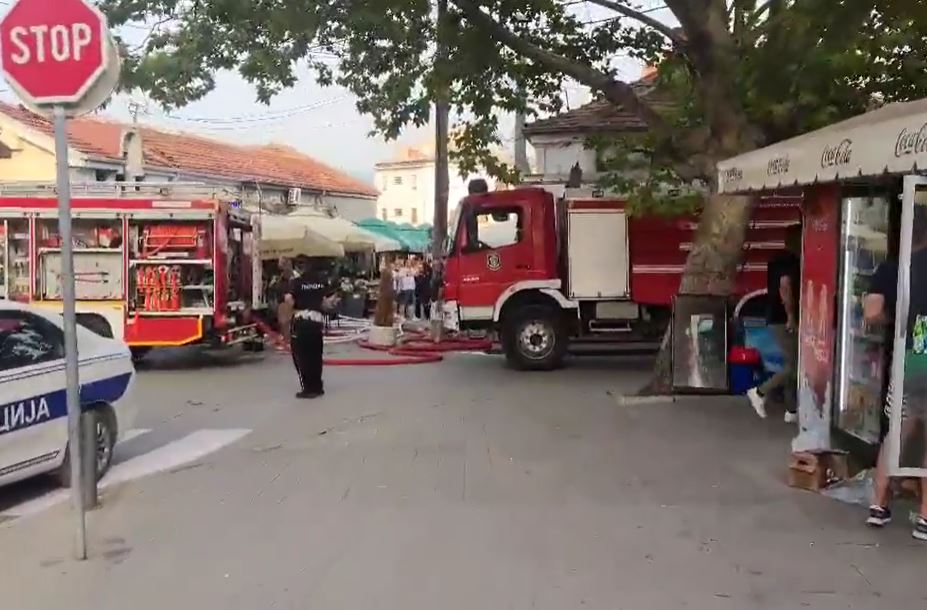 Požar u kafiću u centru Vranja