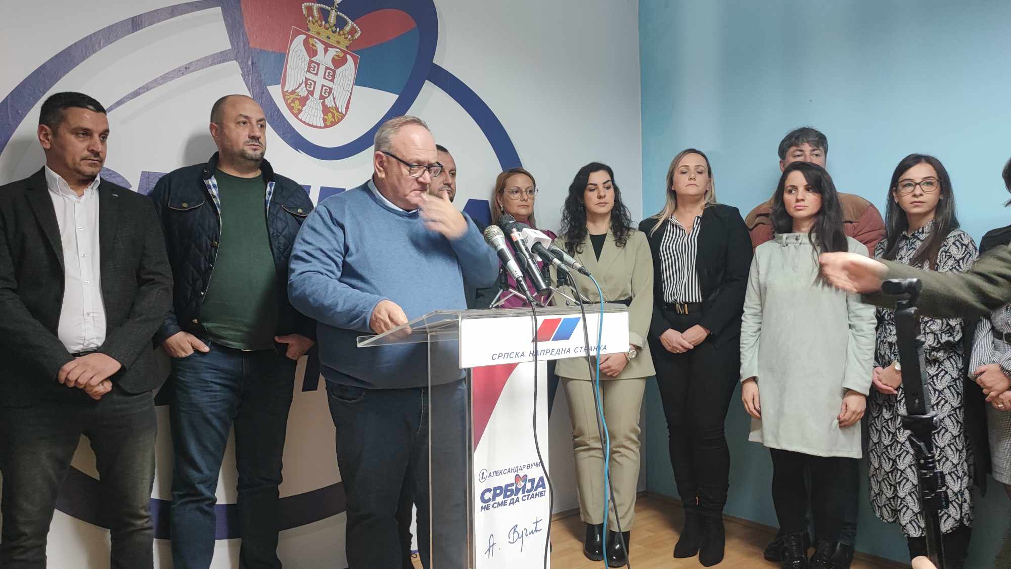 Cvetanović u kampanji i u ulozi razrednog starešine