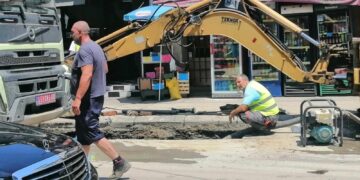 Zbog velike havarije deo centra Leskovca od jutros bez vode