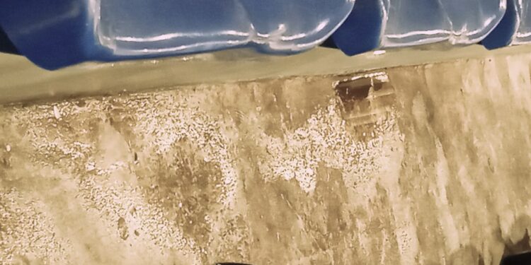 Prokišnjava, ne tako davno napravljena, Hala „Partizan“