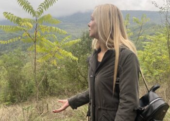 Narodna poslanica Jelena Milošević obišla Studenu kod Niša gde su počela bušenja