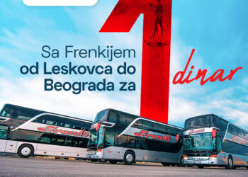 Frenki karta za 1. dinar do Beograda