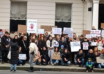 Leskovčanin na skupu podrške studentima u Londonu: Još teže je sve to gledati preko ekrana – VIDEO