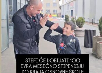 Mali Stefan iz Belanovca pored nove kuće dobija i stipendiju od 100 evra mesečno do kraja svog školovanja