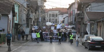 Predvođeni dobošarima, šetali i Vlasotinčani
