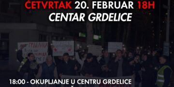 Nova protestna šetnja sutra i u Grdelici