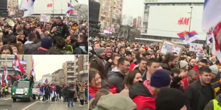 Studenti se vratili iz Kragujevca: Žurka u Nišu, novo okupljanje studenata 1. marta u ovom gradu