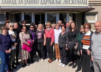 Podršku studentima pružio i deo zaposlenih u ZZJZ Leskovac