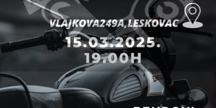 Velika humanitarna moto žurka sutra u Leskovcu za pomoć malom Strahinji