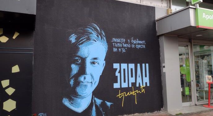 Otkriven mural Zoranu Đinđiću u Nišu: Gledajte u budućnost, tamo ćemo se sresti vi i ja