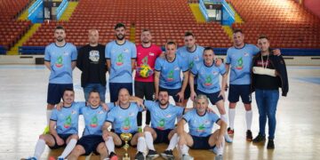 Zdravstveni radnici južne Srbije danas u Leskovcu organizovalai mini-turnir u futsalu: Pobedili domaćini