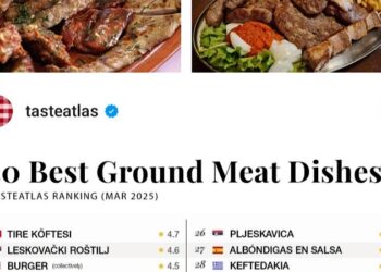 Leskovački roštilj na drugom mestu u izboru najboljih jela od mlevenog mesa na svetu