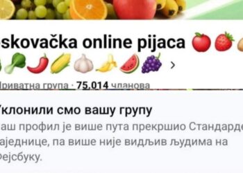 Fejsbuk napokon ugasio najveće leskovačko „svrtokurište“ (Leskovačku onlajn pijacu) zbog konstantnog kršenja standarda zajednice