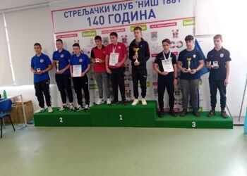 Pionirske selekcije leskovačkog streljačkog kluba “GT“ – vicešampioni Srbije