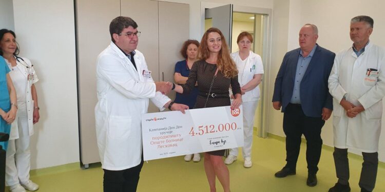 Dečjoj kardiologiji u Leskovcu doniran aparat vredan 4,5 miliona dinara: „Više nećemo slati pacijente za Niš“