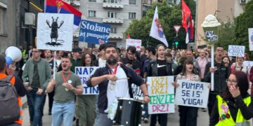 Prvi put se na studentskim protestima u Leskovcu čulo: Idemo na izbore!