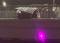 Automobil se zabio u ogradu na „Gornjem mostu“ u Vlasotincu