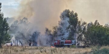 Vatrena stihija ne jenjava: Požari bukte kod Hale sportova i nekoliko sela u okolini Leskovca, uključene sve raspoložive snage