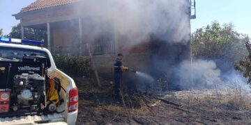 Veći požar i u ataru Jarsenova: Vatra stigla do kuća, meštani pomažu vatrogascima