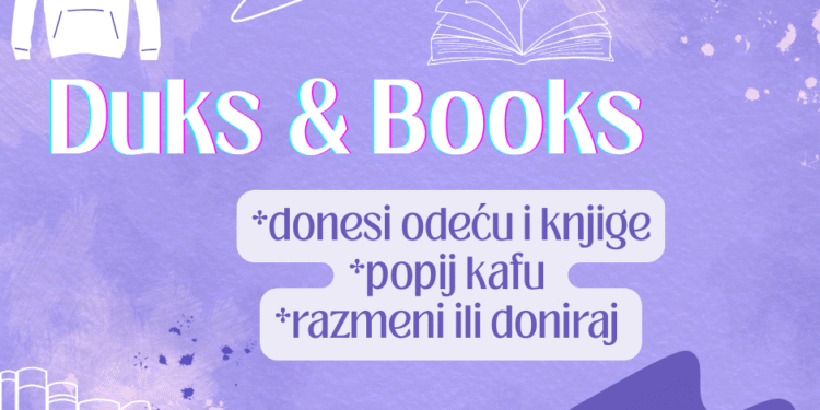Razmena knjiga i odeće uz humanitarnu notu – “Duks & Books”