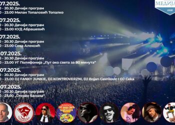 Topalko otvara ovogodišnji “Medijana fest“ u parku Sveti Sava