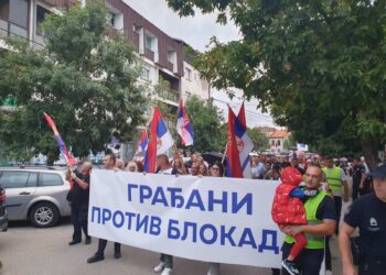SNS protiv blokada: šetnje u Vlasotincu i Lebanu protekle mirno