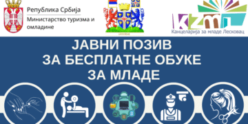 Besplatne obuke za mlade Leskovčane: Informatika, sport i kozmetičke usluge