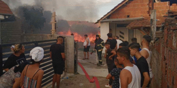 Izgorela kuća u naselju Slavka Zlatanovića