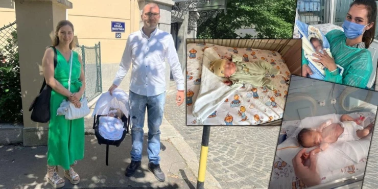 Blizanci, koji su se rodili u razmaku od 40 dana, vantelesno  su začeti na klinici “Spebo“ u Leskovcu