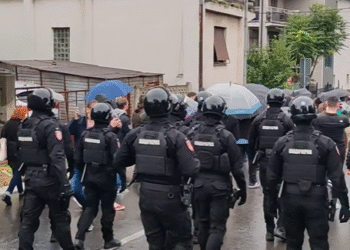 Žandarmerija u Nišu rasterala studente i građane do keja