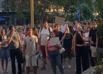 Građani i studenti protestuju ispred Skupštine grada Niša zbog uvreda gradonačelnika Pavlovića