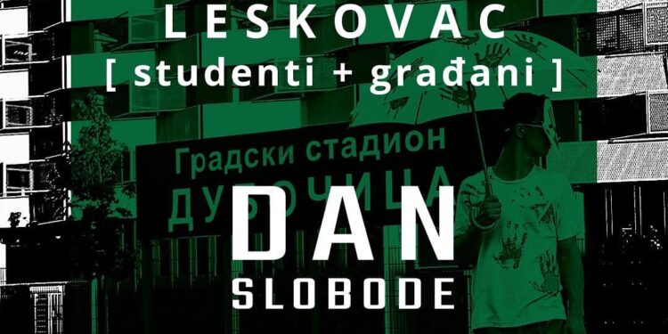 Protestna šetnja u Leskovcu u petak „ZA SLOBODU za sve unutra i ispred stadiona”