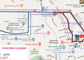 Zbog Leskovačkog polumaratona, u nedelju će režim saobraćaja biti izmenjen na Bulevaru i u još sedam ulica