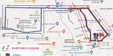 Zbog Leskovačkog polumaratona, u nedelju će režim saobraćaja biti izmenjen na Bulevaru i u još sedam ulica