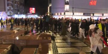 Završen protest u Nišu, studenti pozvali na protest u ponedeljak ispred Palate pravde