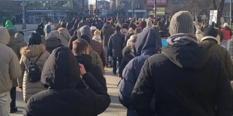 Protest u Nišu: Podrška profesorki Jeleni Kleut i studentima