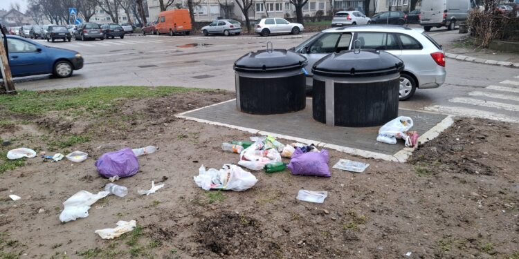 U Dubočici novi kontejneri, ali stare navike