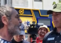 Dragan Gagi Jovanović i Beogradski sindikat uz studente na maršu do Bujanovca