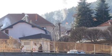 Borova šuma na Hisaru ponovo u plamenu