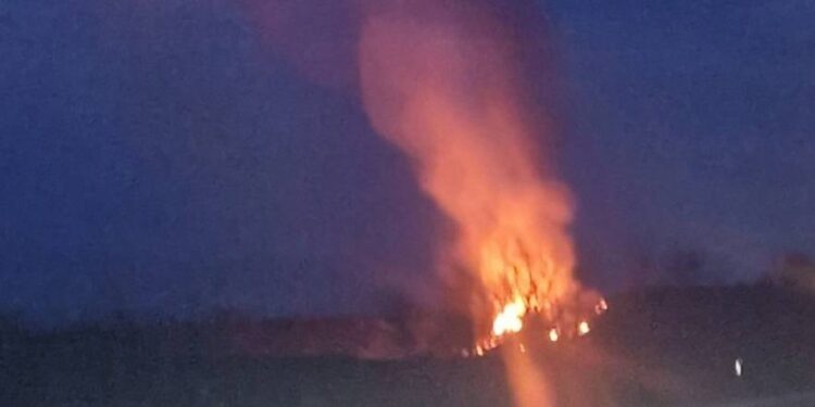 Više požara u Leskovcu: Gorele deponije i nisko rastinje na nekoliko lokacija