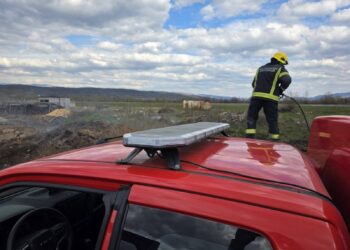 Požari ponovo bukte u Leskovcu: Gorelo rastinje, smeće i drvni otpad