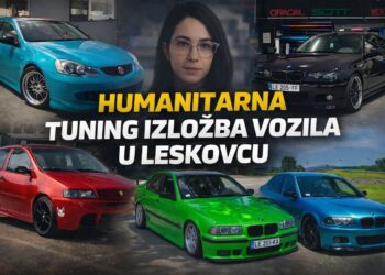 Humanitarna tuning izložba automobila u centru Leskovca za pomoć sugrađanki Ani Živković