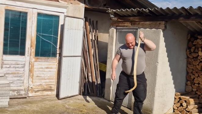 Najčuveniji zmijolovac u najnovijoj akciji sa smukom kapitalcem