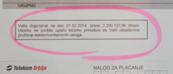 Otpisane kore za tortu teške preko 2 miliona