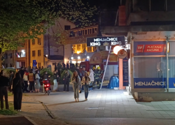 Drama u centru Leskovca sa srećnim krajem: Vatrogasci spasili mačku uz aplauze građana iz uskog prolaza