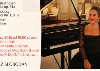 Koncert italijanske pijanistkinje Đulije Oliveri u Leskovcu