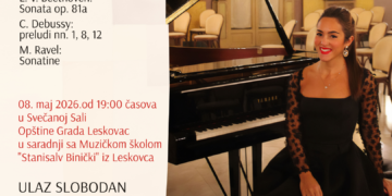 Koncert italijanske pijanistkinje Đulije Oliveri u Leskovcu