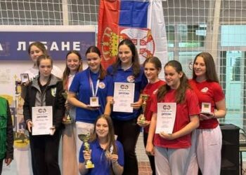 Ženska ekipa leskovačkog „GT-a“ osvojila titulu državnog prvaka i oborila nacionalni rekord