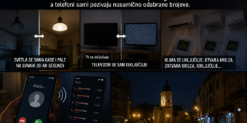 Televizori i svetla se gase i pale u ritmu, klime same rade, telefoni zovu ljude: Šta se dešava u centru Leskovca?!